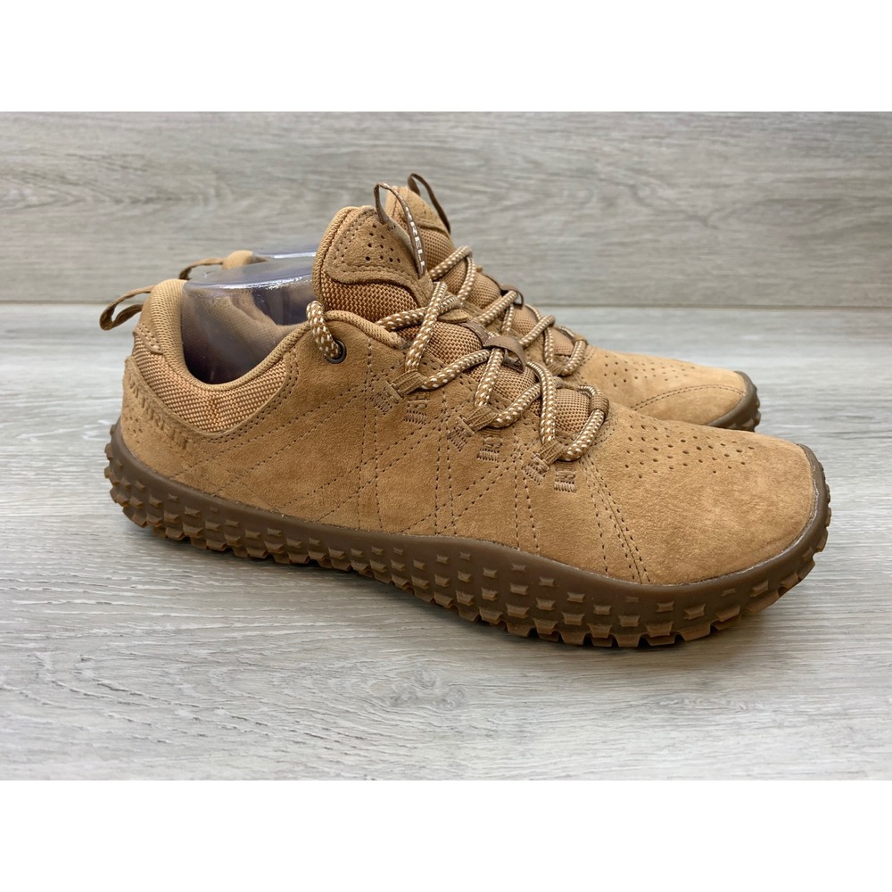 Merrell Move Glove Barefoot 2 Men's Tan Suede Training Shoes 7.5